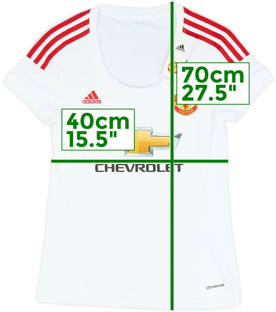 2015-16 Manchester United Away Shirt (Women's S)