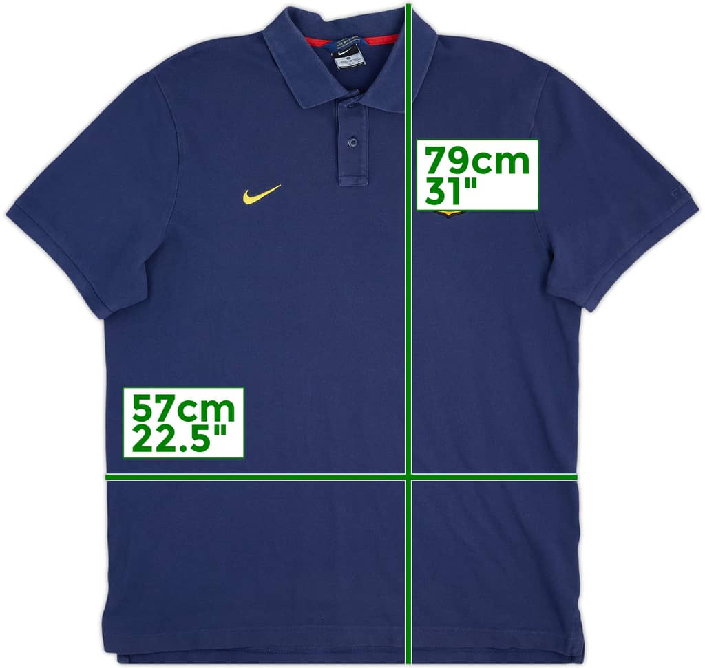 2013-14 Barcelona Nike Polo Shirt - 8/10 - (XL)