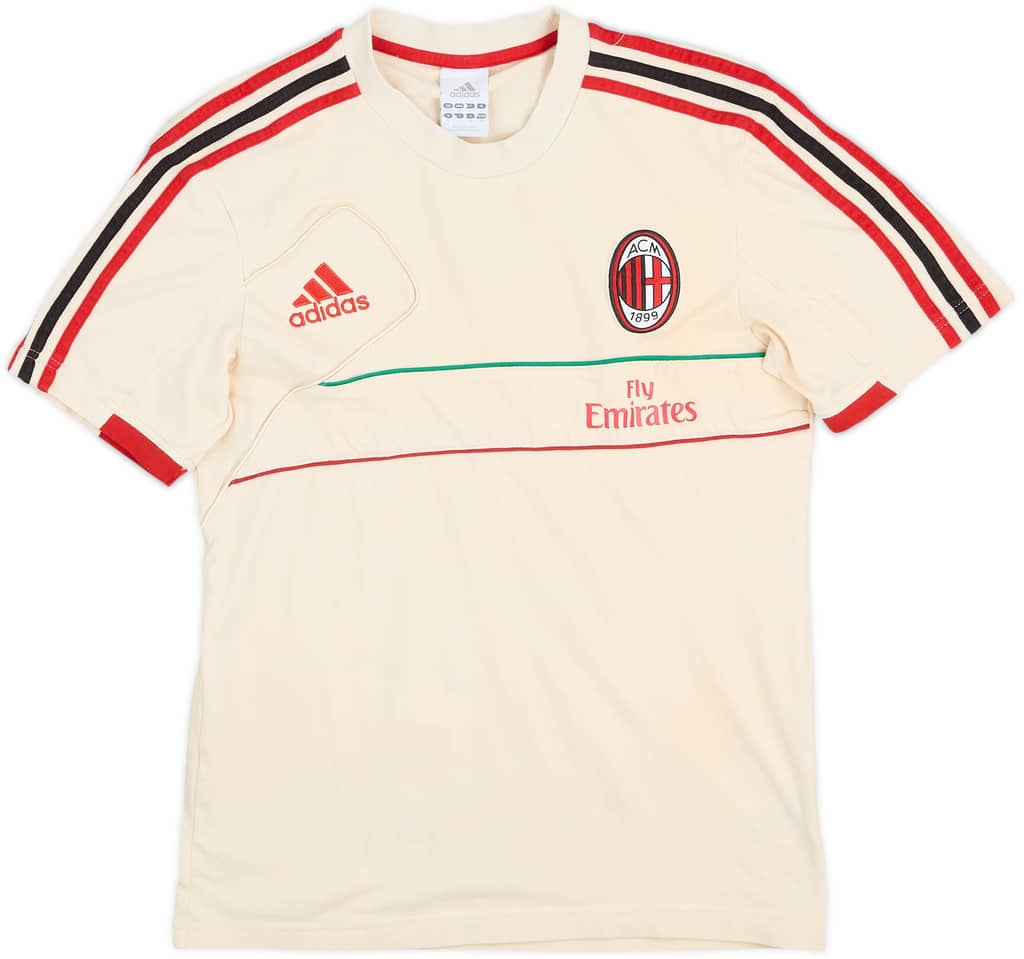 2012-13 AC Milan adidas Cotton Tee - 7/10 - (S)