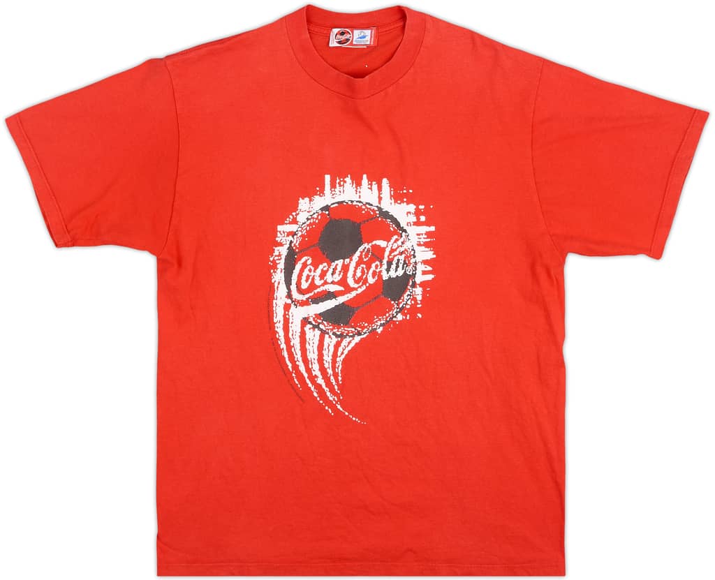 1998 France 98 Coca Cola 'Coupe du Monde' Graphic Tee - 8/10 - (M)