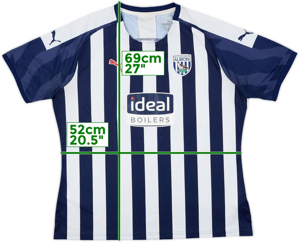 2019-20 West Brom Home Shirt - 5/10 - (Women's XXL)
