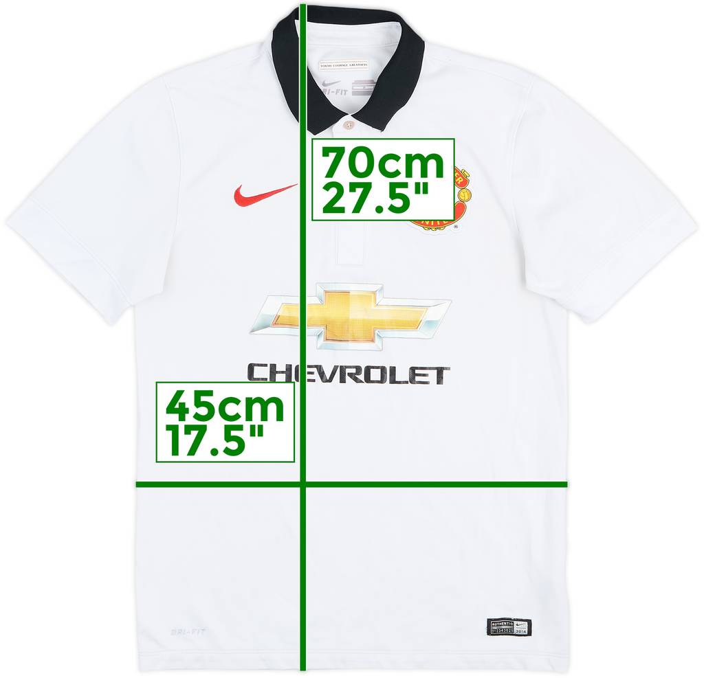 2014-15 Manchester United Away Shirt - 5/10 - (S)