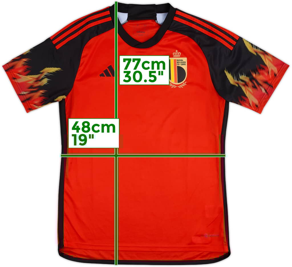 2022-23 Belgium Home Shirt - 10/10 - (M)