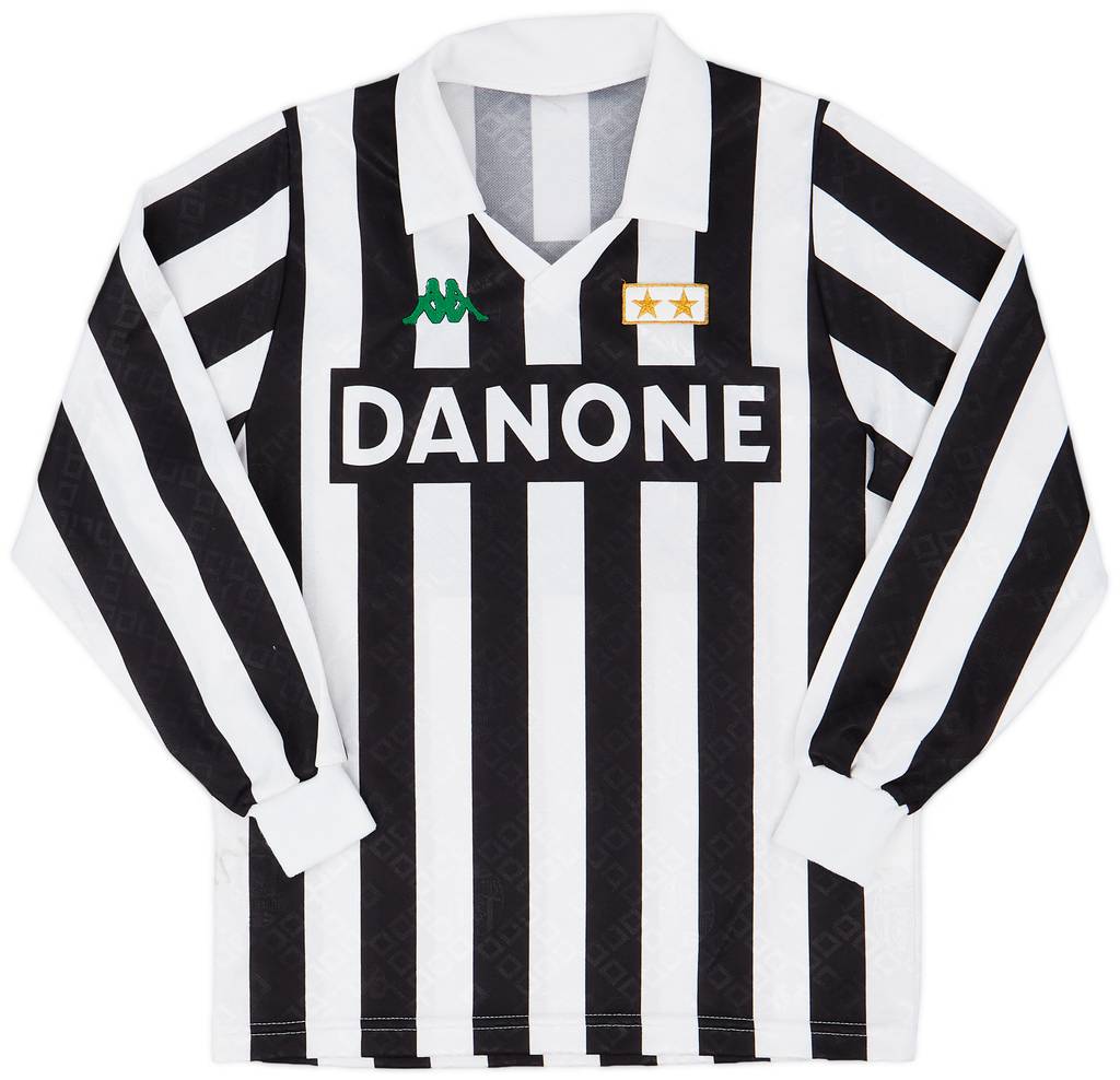 1992-94 Juventus Home L/S Shirt - 8/10 - (S)