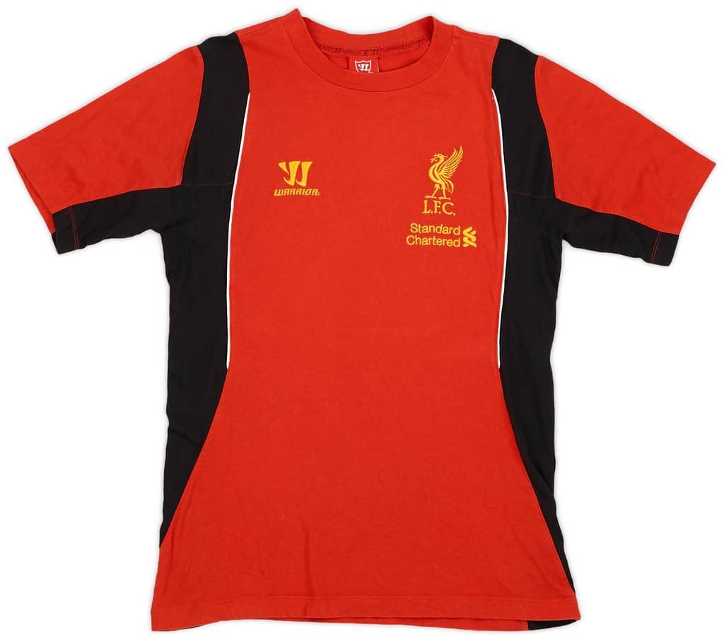 2012-13 Liverpool Warrior Training Tee - 7/10 - (M)