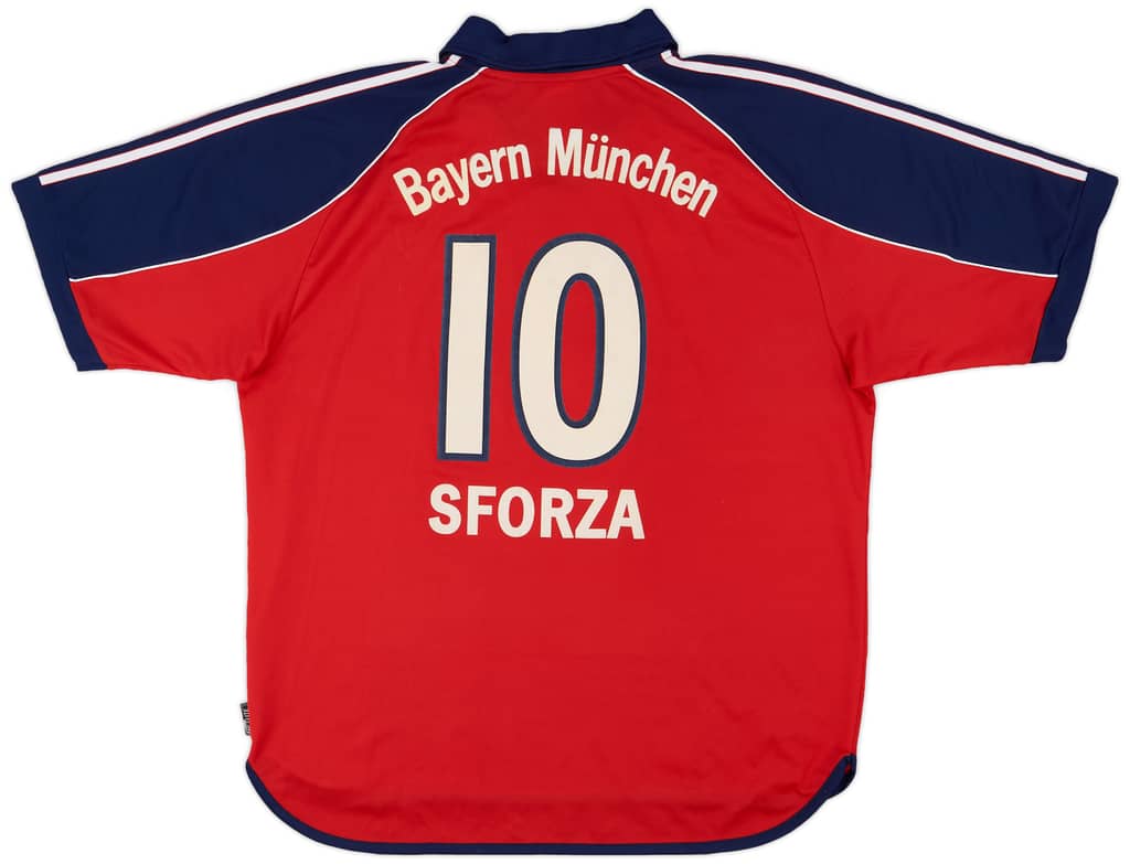 1999-01 Bayern Munich Home Shirt Sforza #10 - 6/10 - (XL)