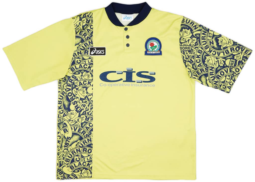 1996-97 Blackburn Away Shirt Hendry #5 - 8/10 - (XL)