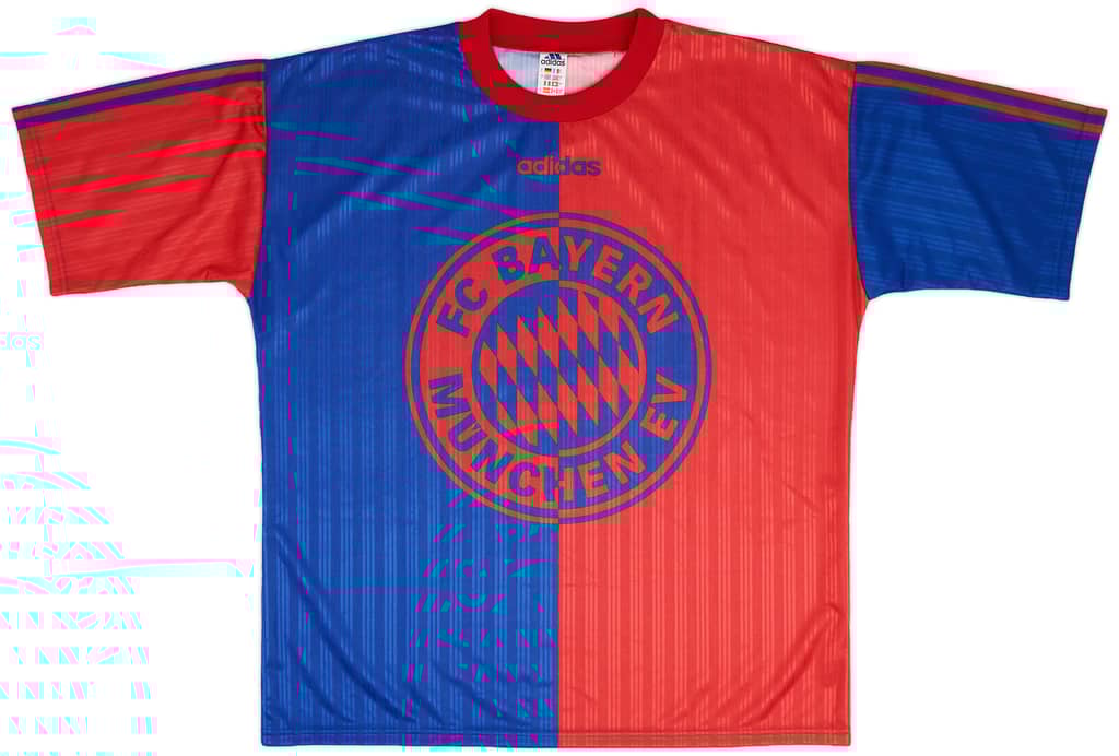 1995-96 Bayern Munich adidas Training Shirt - 9/10 - (L)
