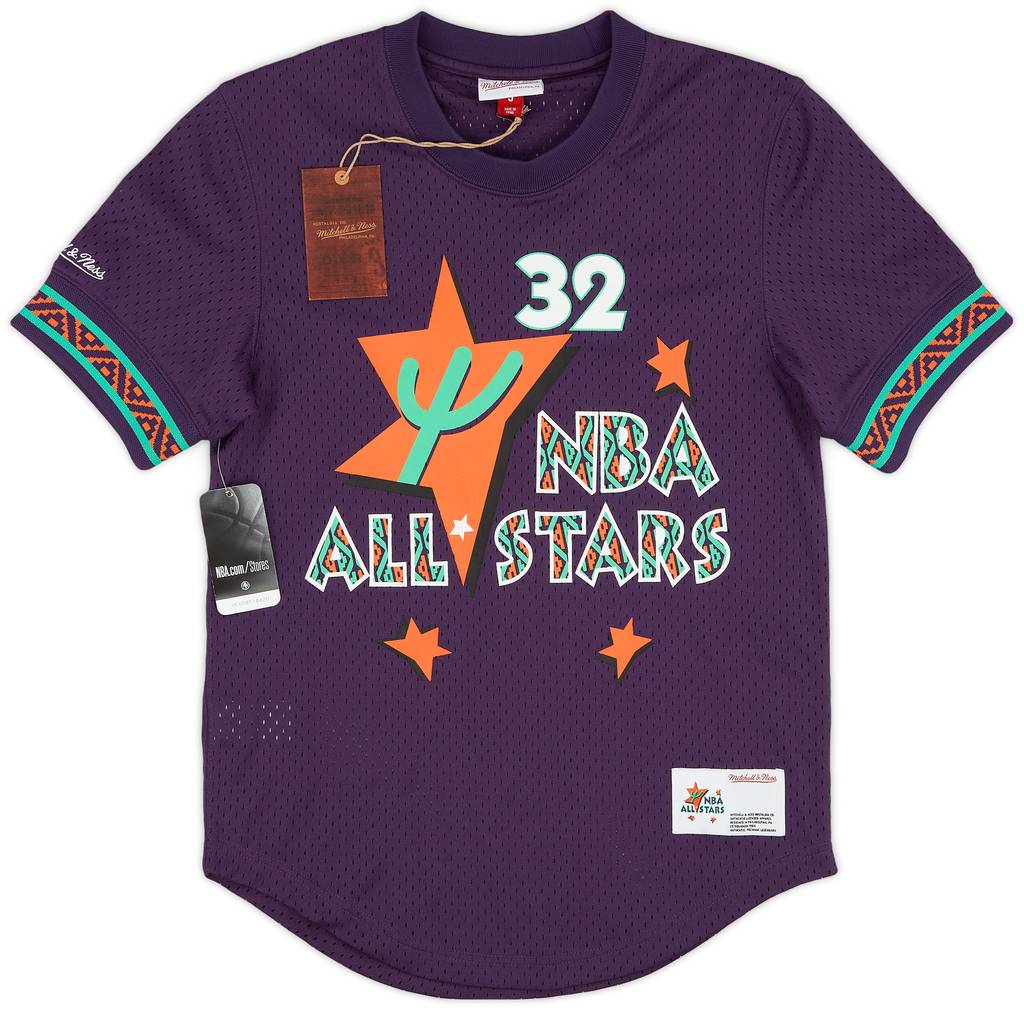 1995 NBA All-Star Game O'Neal #32 Mitchell & Ness Hardwood Classics Mesh Tee (S)