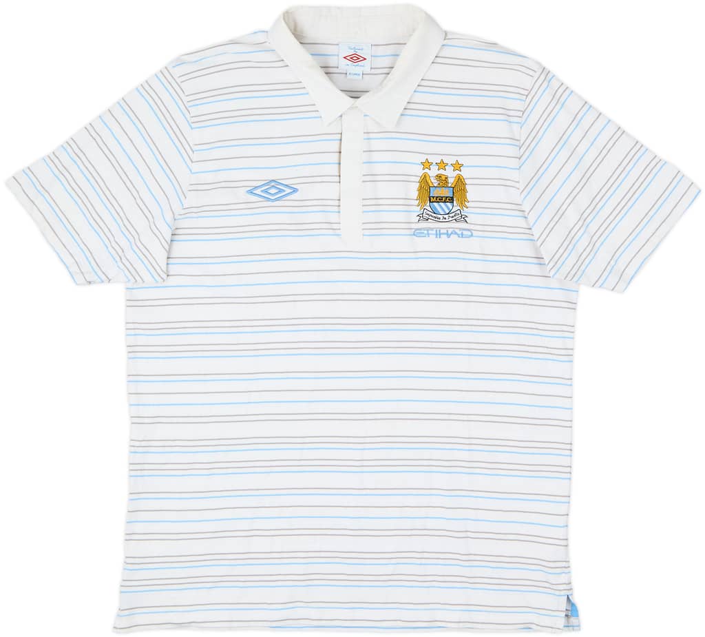 2012-13 Manchester City Umbro Polo Shirt - 8/10 - (XL)