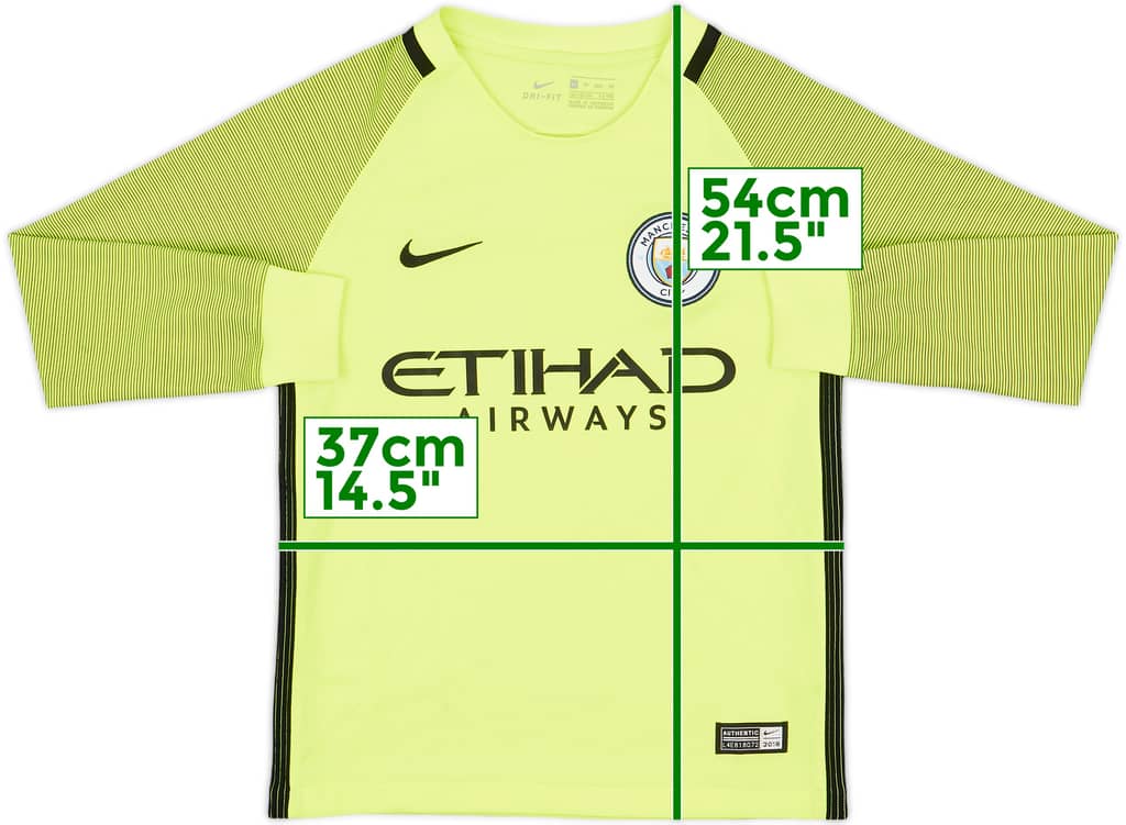 2016-17 Manchester City GK Shirt - 8/10 - (6-8 Years)