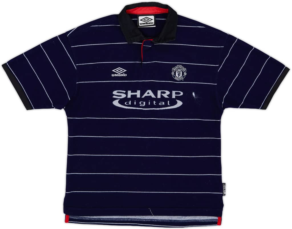 1999-00 Manchester United Away Shirt - 8/10 - (M.Boys)