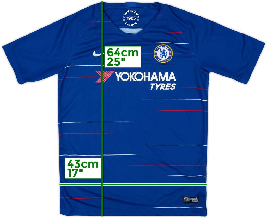2018-19 Chelsea Home Shirt - 9/10 - (XL.Boys)