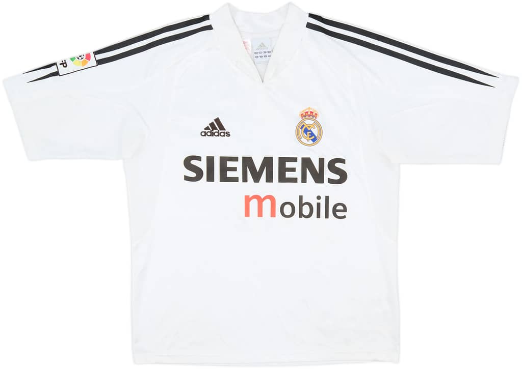 2004-05 Real Madrid Home Shirt - 7/10 - (XL.Boys)