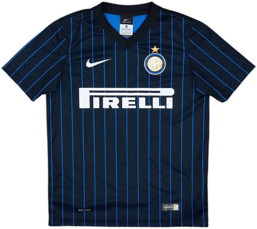 2014-15 Inter Milan Basic Home Shirt - 7/10 - (M.Boys)