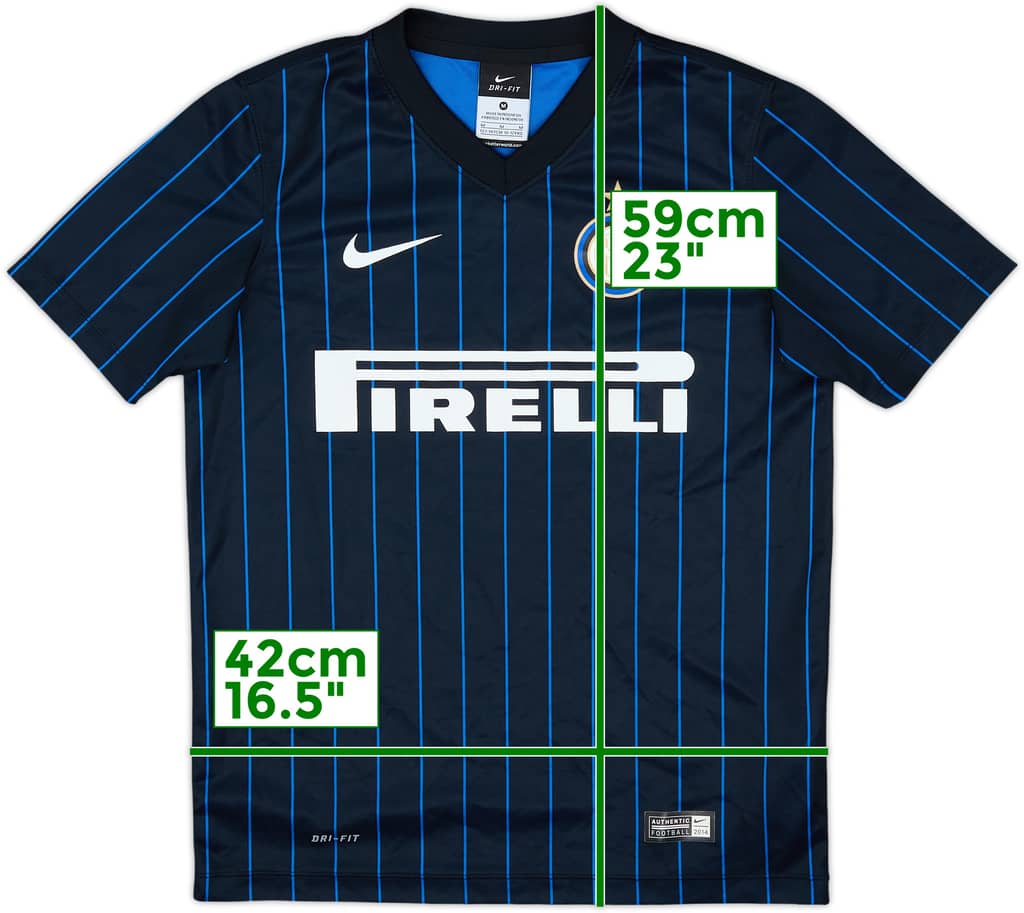 2014-15 Inter Milan Basic Home Shirt - 7/10 - (M.Boys)