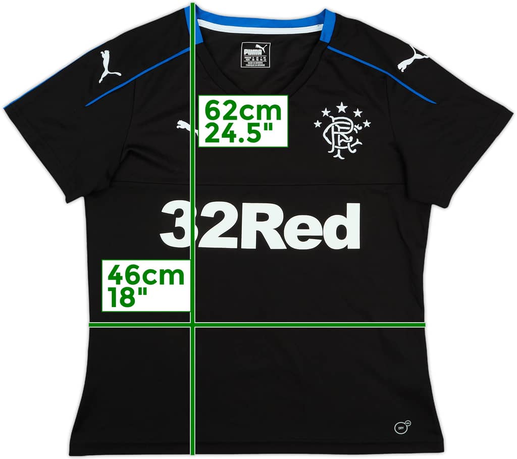 2017-18 Rangers Third Shirt - 9/10 - (Women's M)