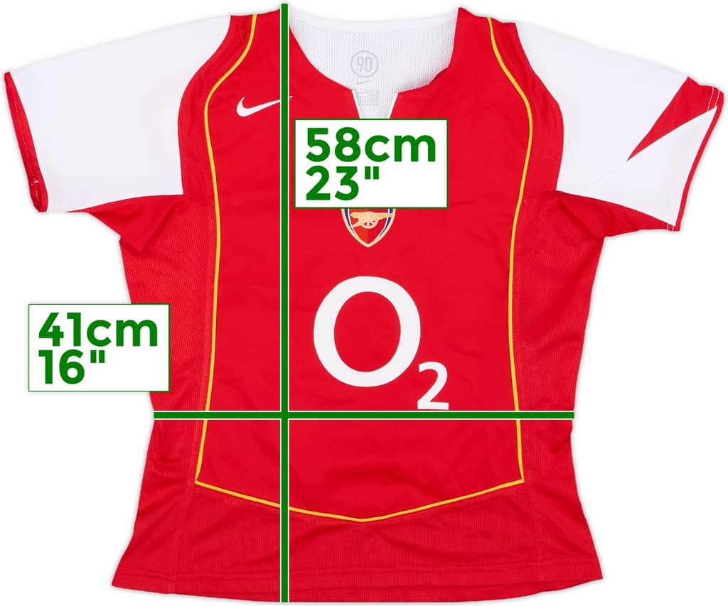 2004-05 Arsenal Home Shirt - 8/10 - (Women's S)