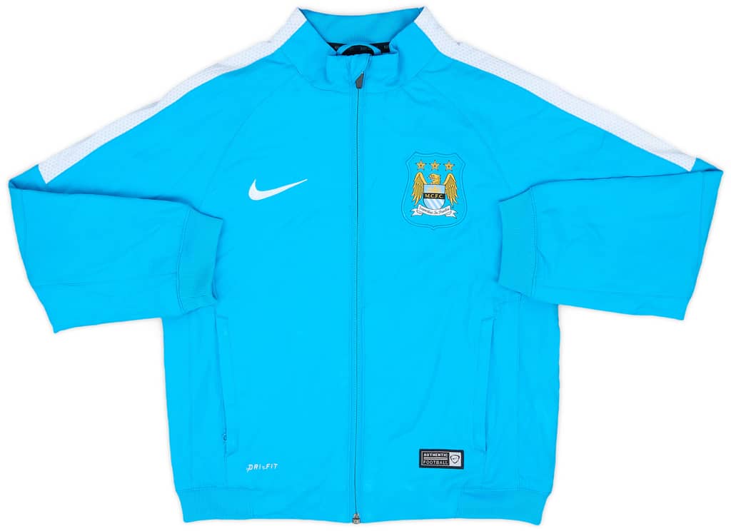 2014-15 Manchester City Nike Track Jacket - 9/10 - (XS.Boys)