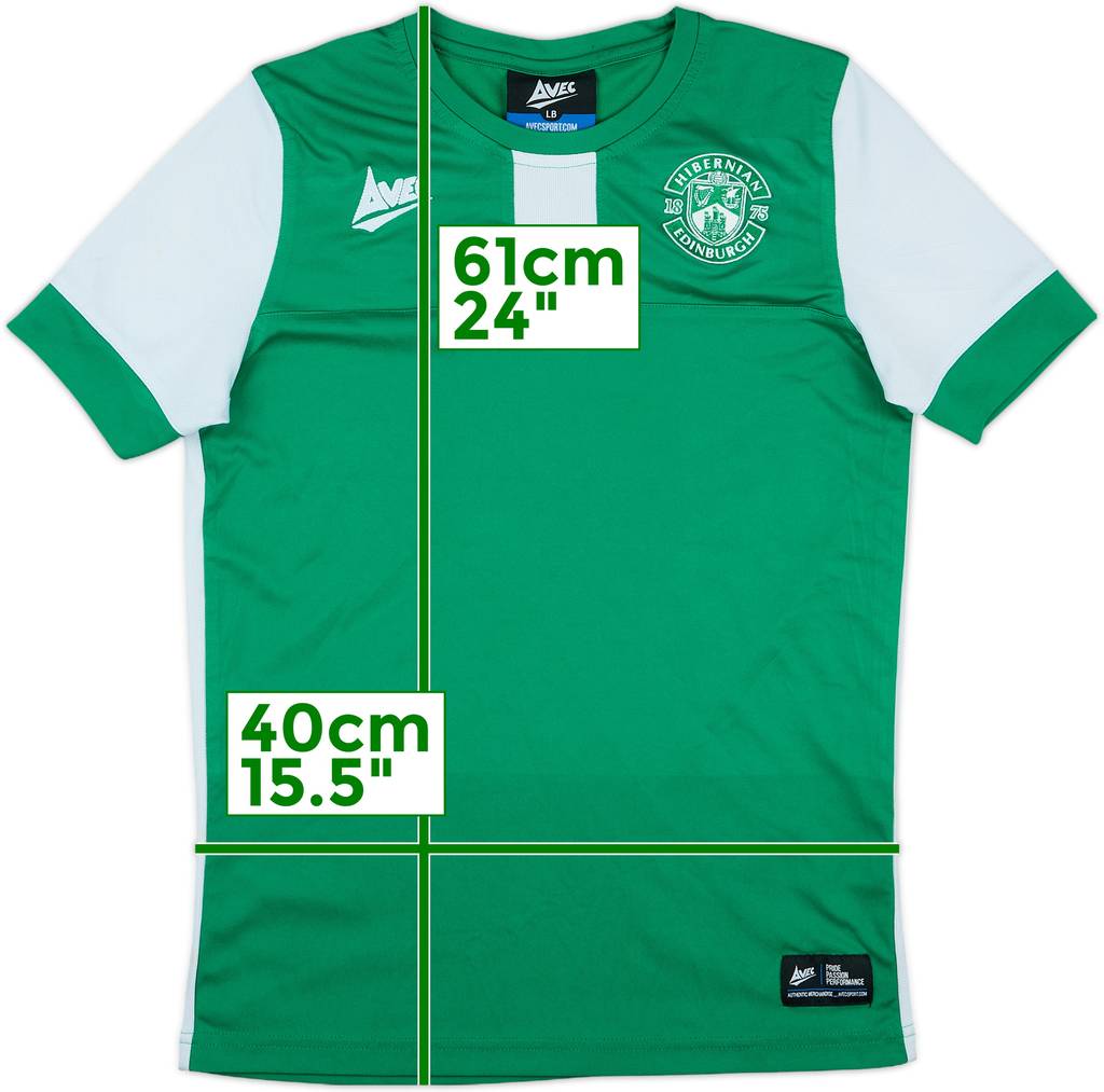 2015-16 Hibernian Avec Training Shirt - 6/10 - (L.Boys)