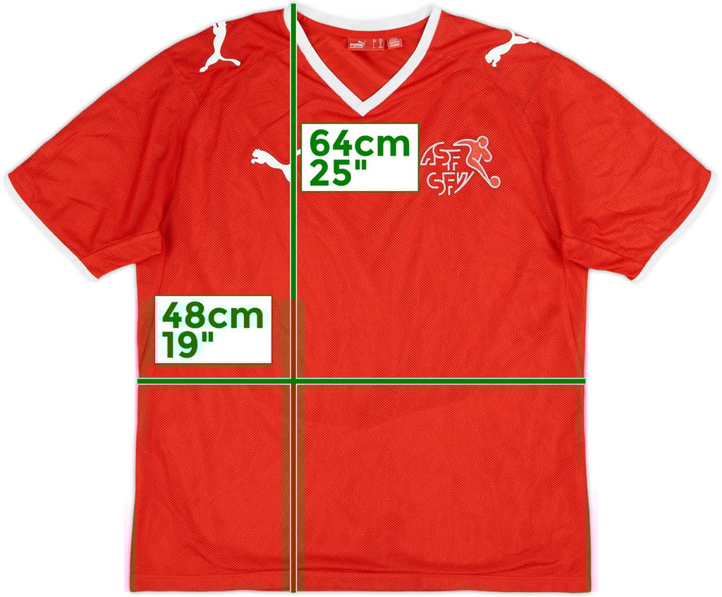 2008-10 Switzerland Home Shirt - 8/10 - (XL.Boys)