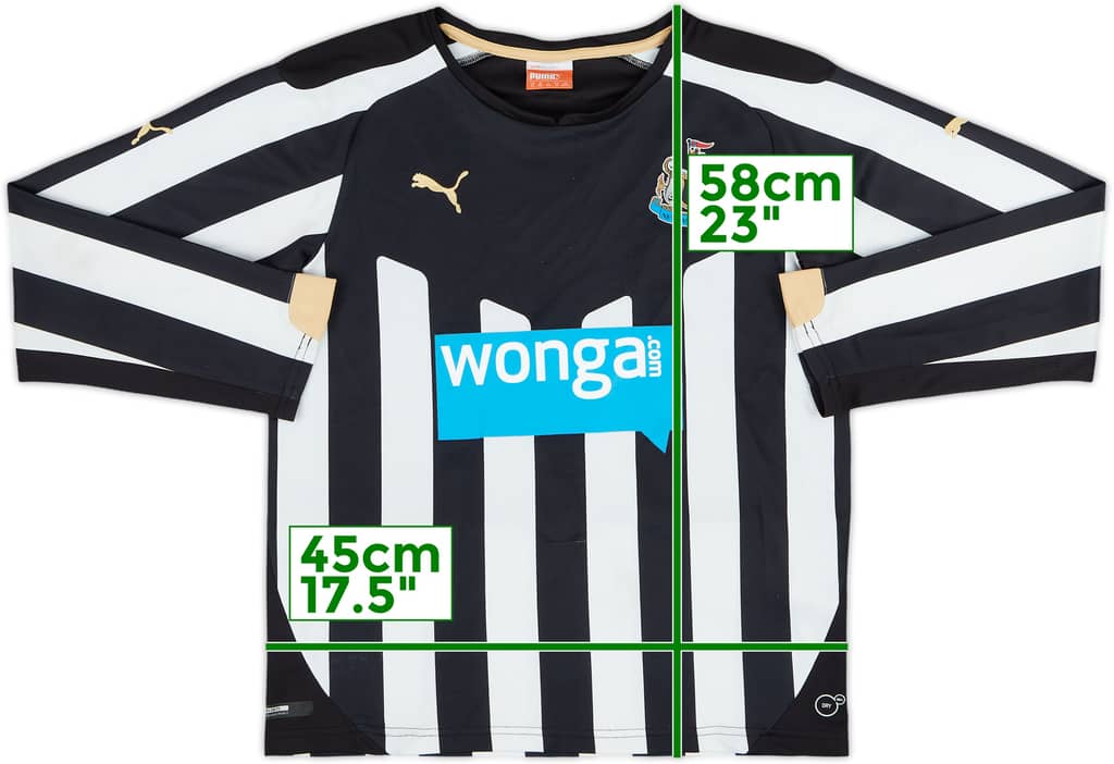 2014-15 Newcastle Home L/S Shirt - 8/10 - (L.Boys)