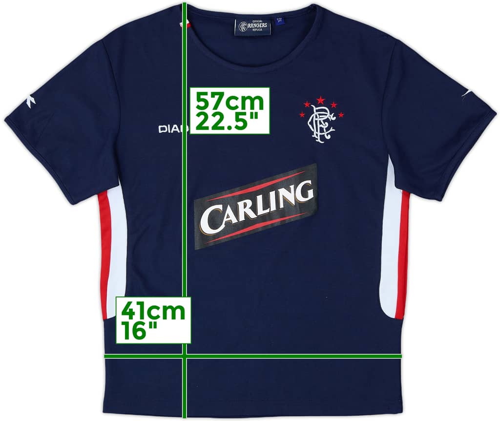 2003-05 Rangers Diadora Training Shirt - 8/10 - (S.Boys)