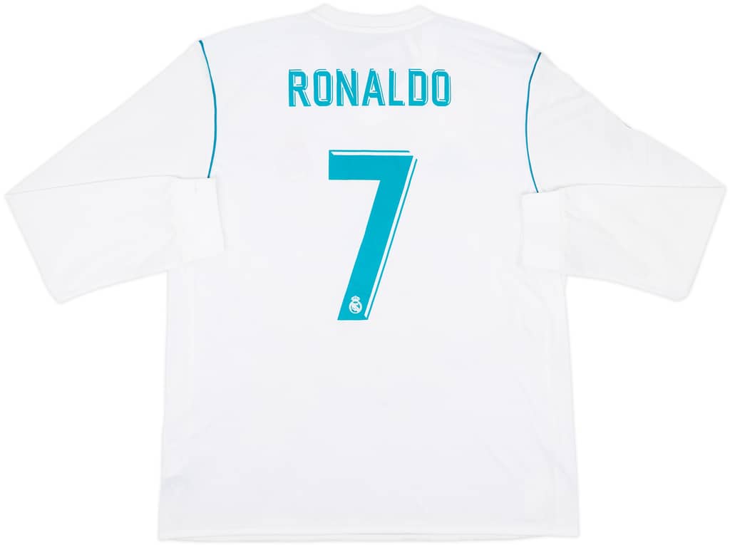 ウェア REAL MADRID - 2017/2018 (Home) Trikot Adidas Real Madrid 2017-2018 Home UCL - Ronaldo 7 I