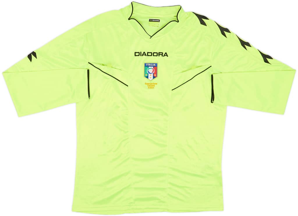 2010s Italy Diadora Referee L/S Shirt (M)