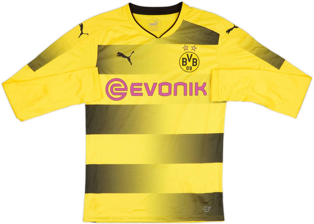 2017-18 Borussia Dortmund Authentic Home L/S Shirt Sancho #7 (S)