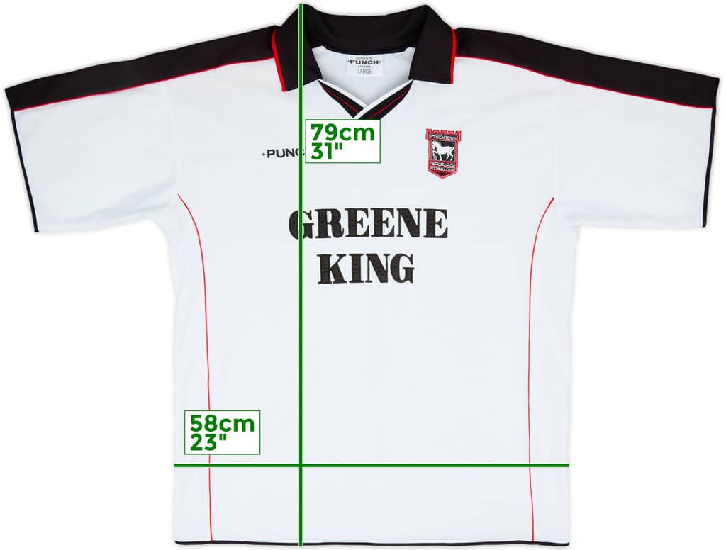 2000-02 Ipswich Away Shirt - 7/10 - (L)
