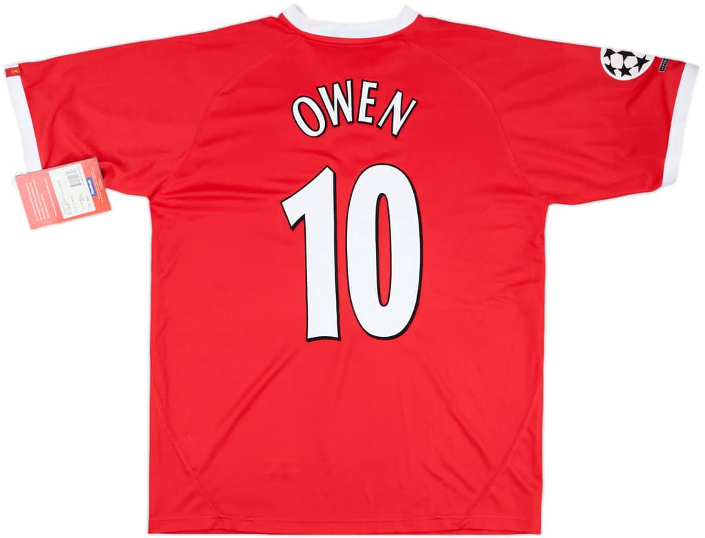 2001-03 Liverpool CL Shirt Owen #10 (M)
