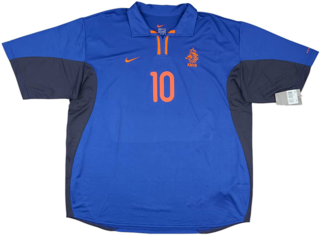 2000-02 Netherlands Away Shirt Bergkamp #10 (XXL)
