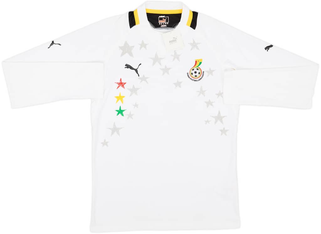 2012-13 Ghana Player Issue Home L/S Shirt (XXL)