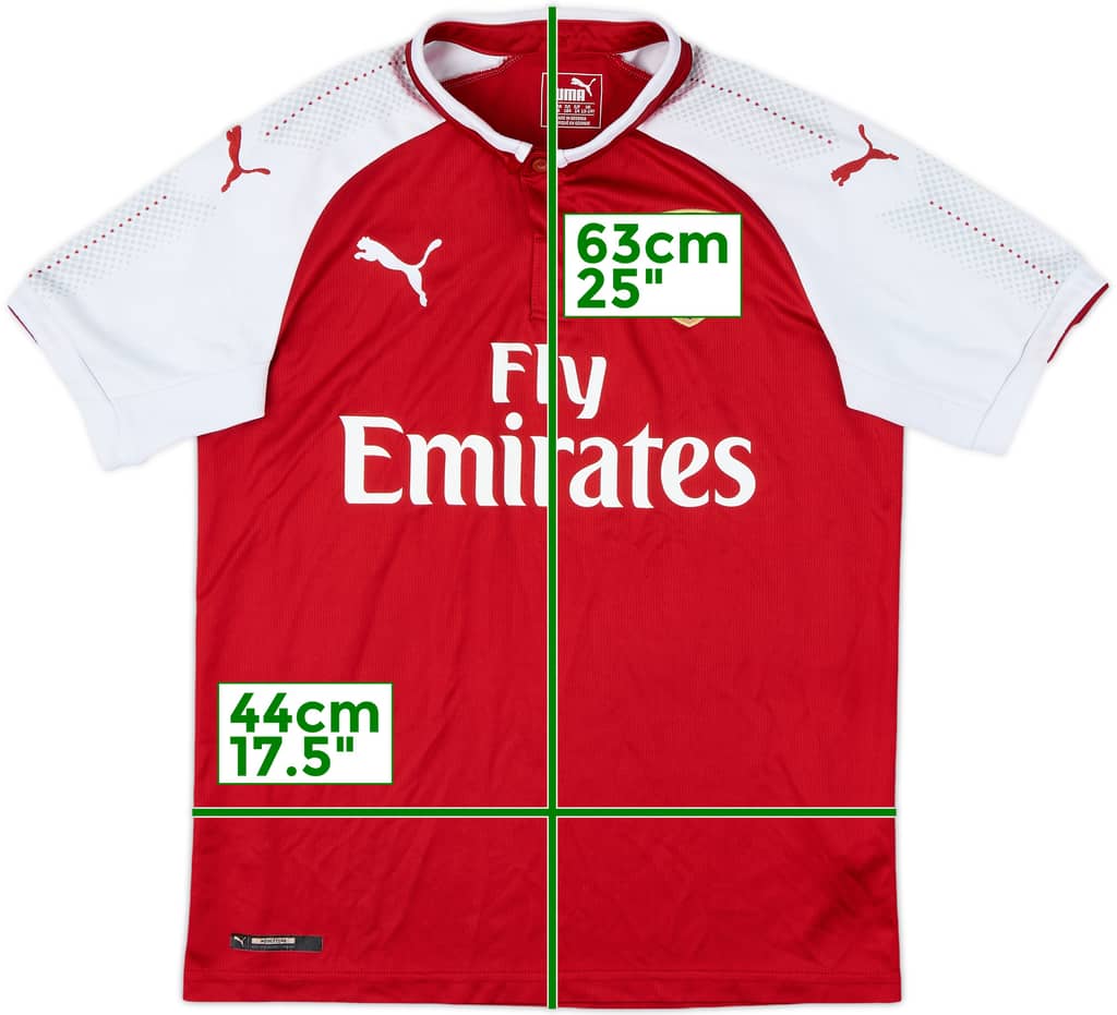 2017-18 Arsenal Home Shirt - 8/10 - (L.Boys)