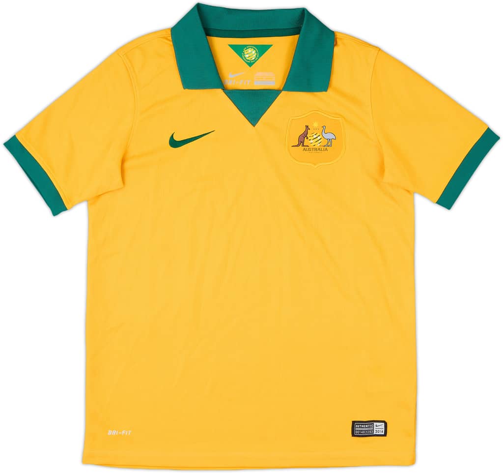 2014-15 Australia Home Shirt - 9/10 - (M.Boys)