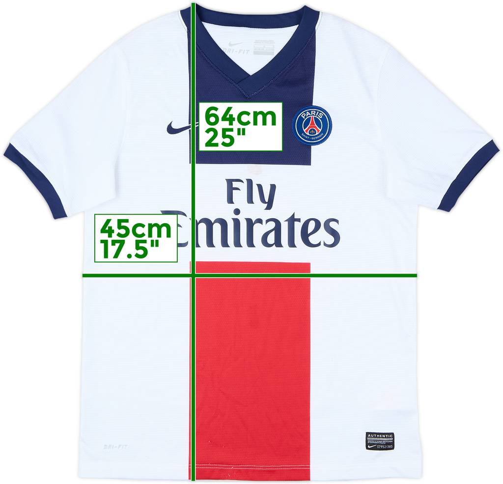 2013-14 Paris Saint-Germain Away Shirt - 6/10 - (L.Boys)