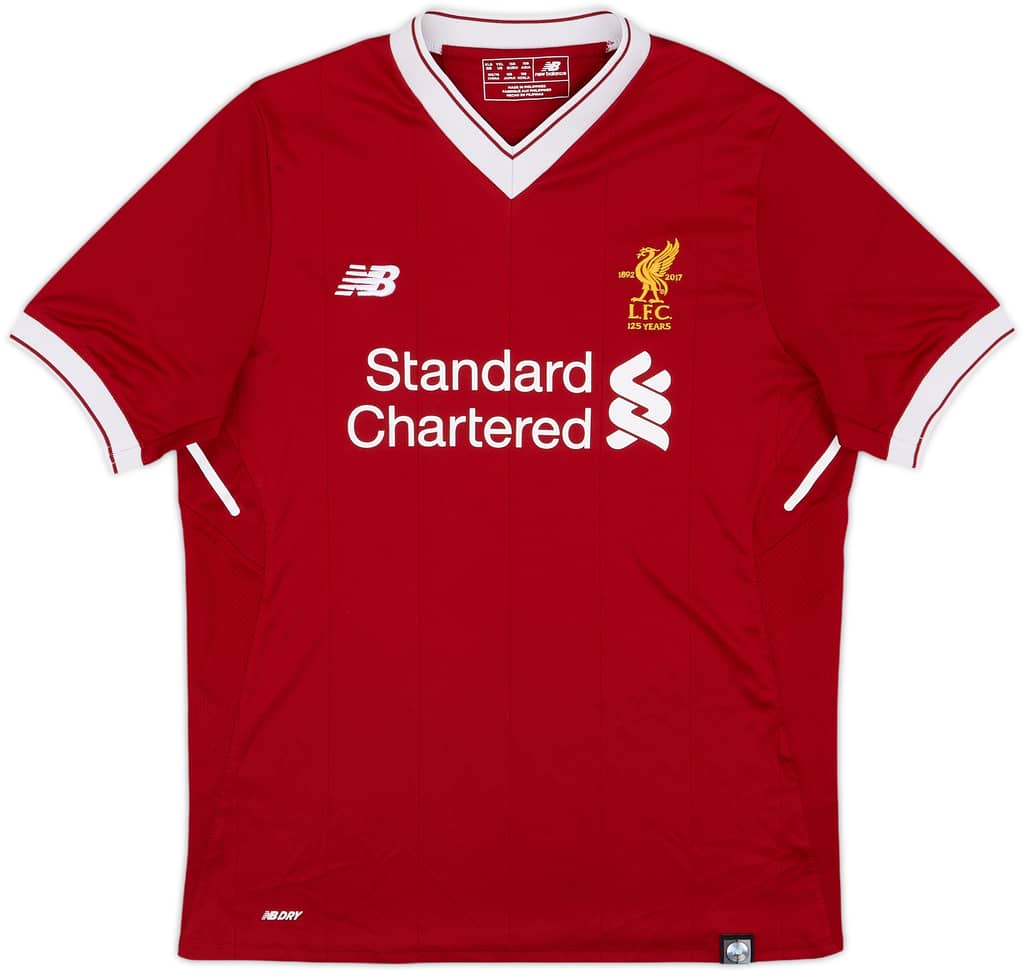 2017-18 Liverpool 125 Years Home Shirt - 10/10 - (XL.Boys)