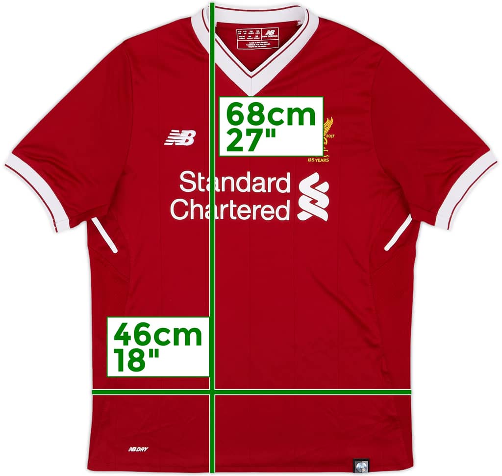 2017-18 Liverpool 125 Years Home Shirt - 10/10 - (XL.Boys)