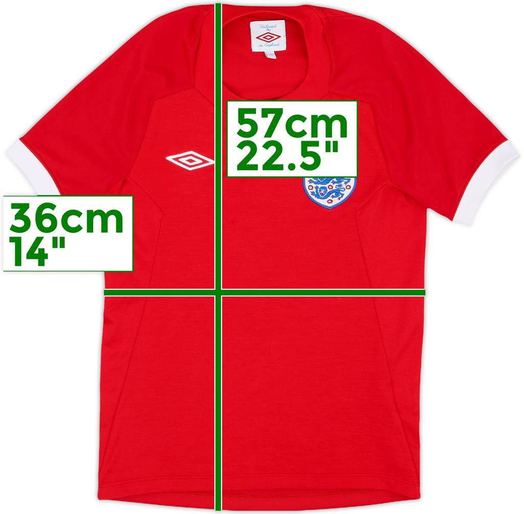 2010-11 England Away Shirt - 8/10 - (S.Boys)