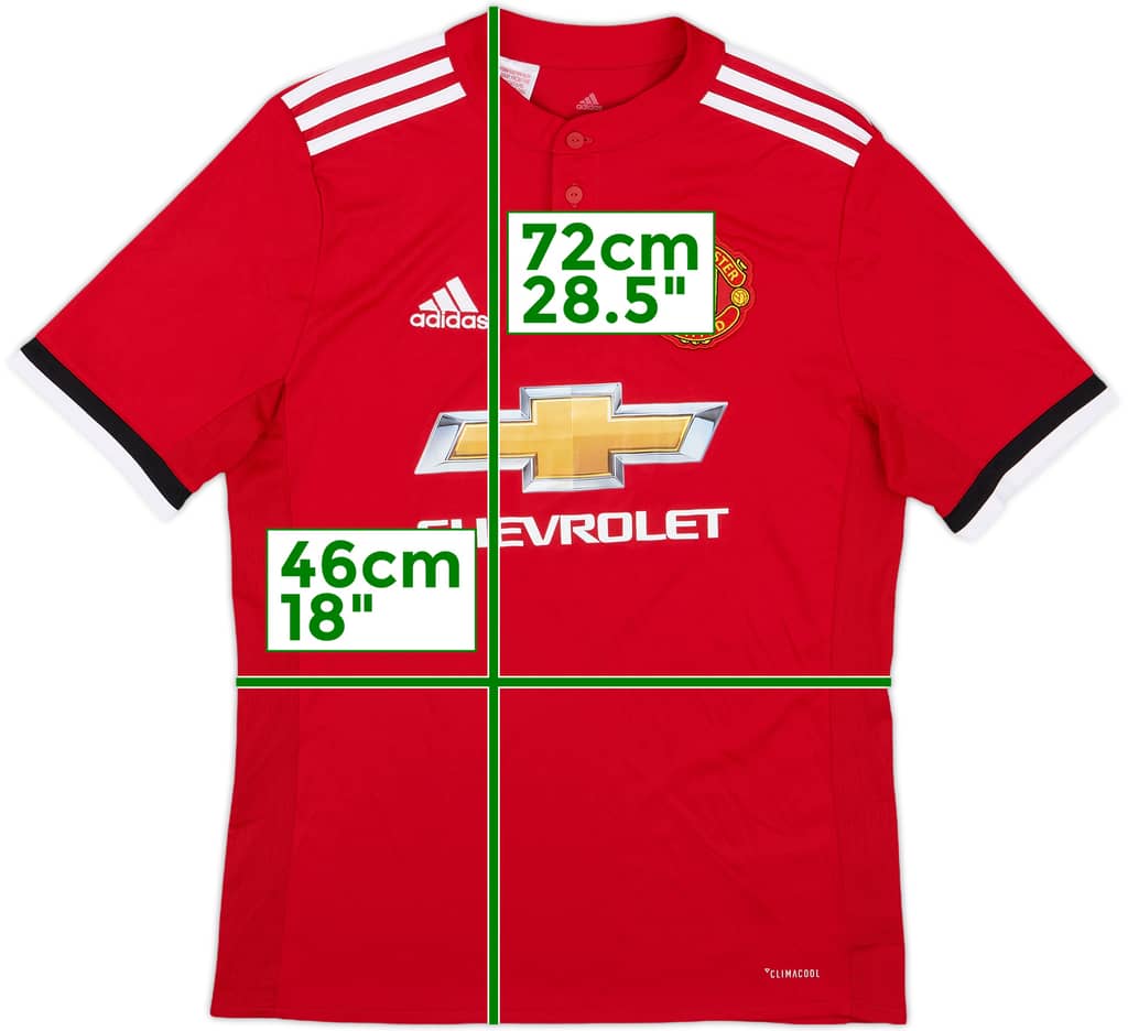 2017-18 Manchester United Home Shirt - 8/10 - (XL.Boys)