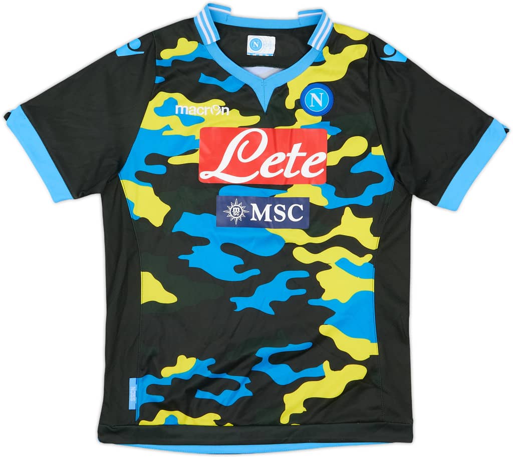 2013-14 Napoli Away Shirt - 7/10 - (XL.Boys)