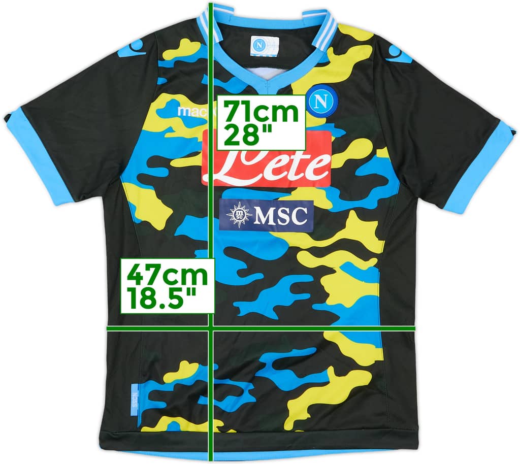 2013-14 Napoli Away Shirt - 7/10 - (XL.Boys)