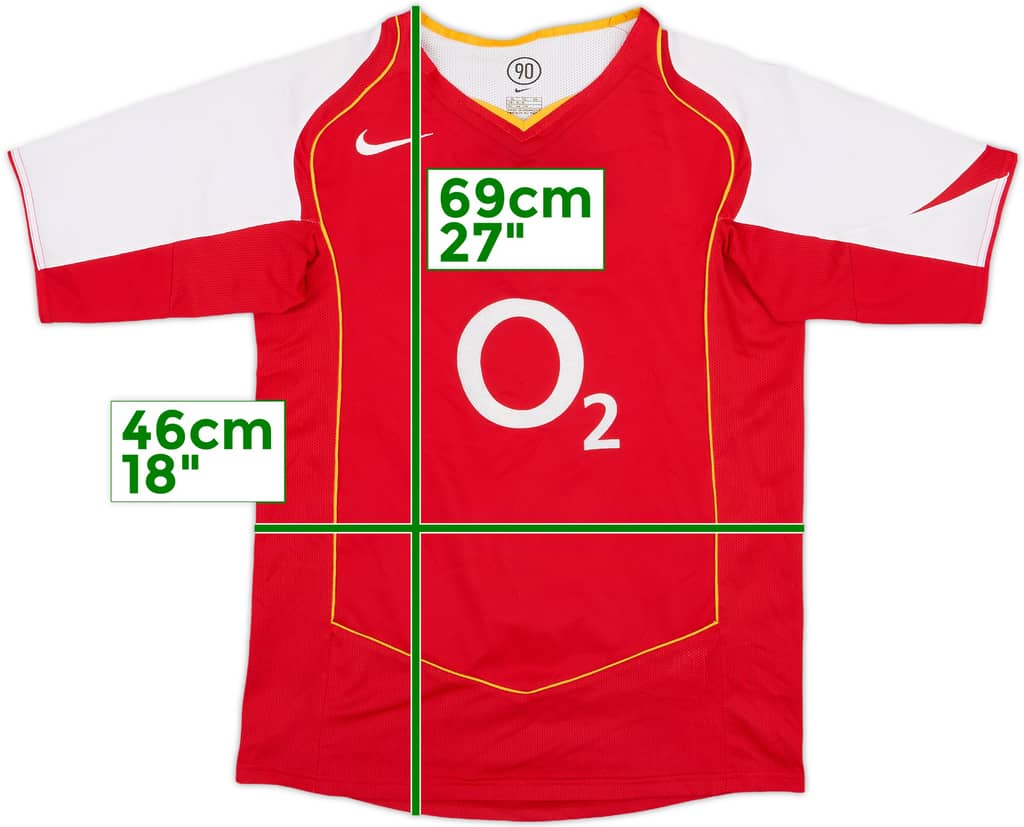 2004-05 Arsenal Home Shirt - 10/10 - (XL.Boys)