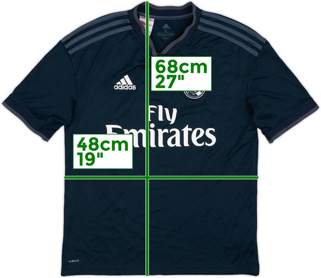 2018-19 Real Madrid Away Shirt - 8/10 - (XL.Boys)