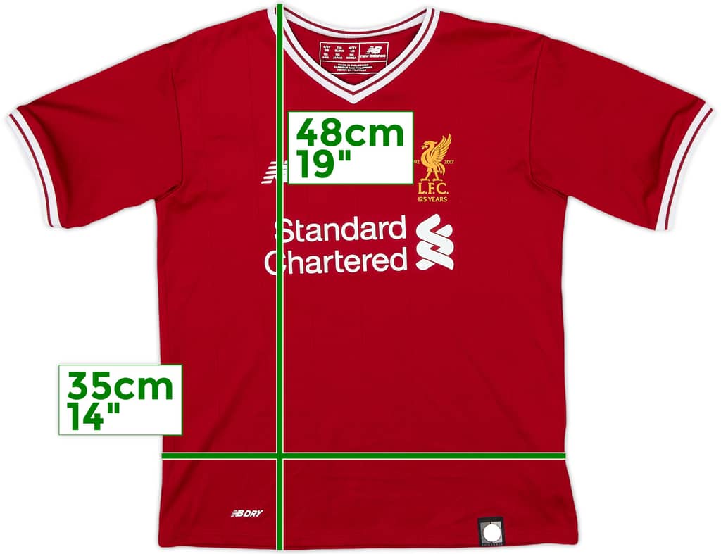 2017-18 Liverpool 125 Years Home Shirt - 7/10 - (4-5 Years)