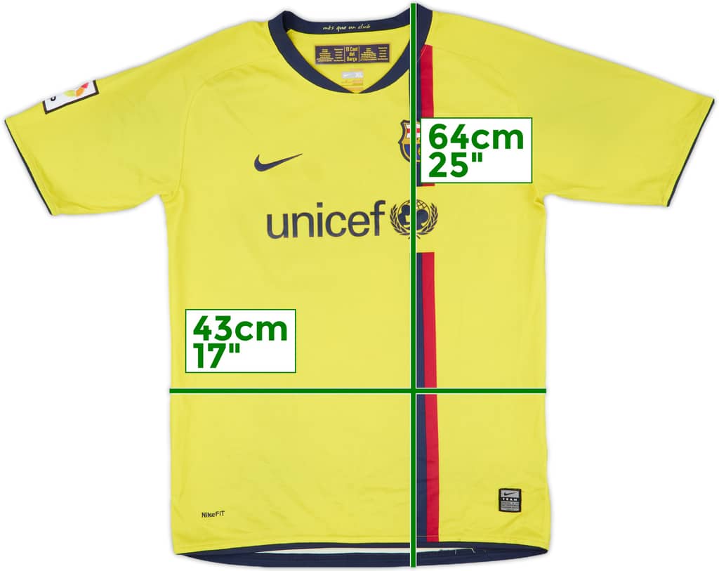 2008-10 Barcelona Away Shirt - 6/10 - (XL.Boys)