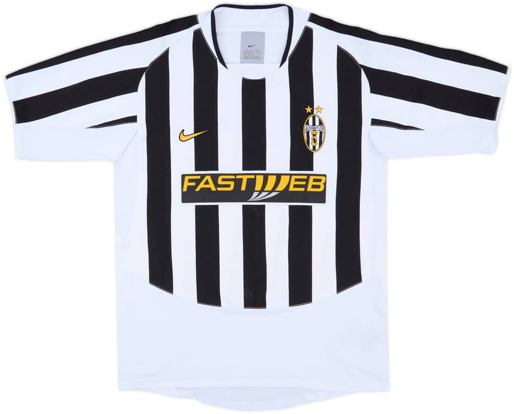 2003-04 Juventus Home Shirt - 6/10 - (XL.Boys)