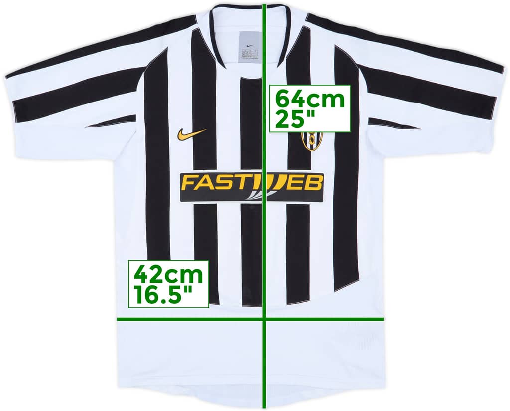 2003-04 Juventus Home Shirt - 6/10 - (XL.Boys)