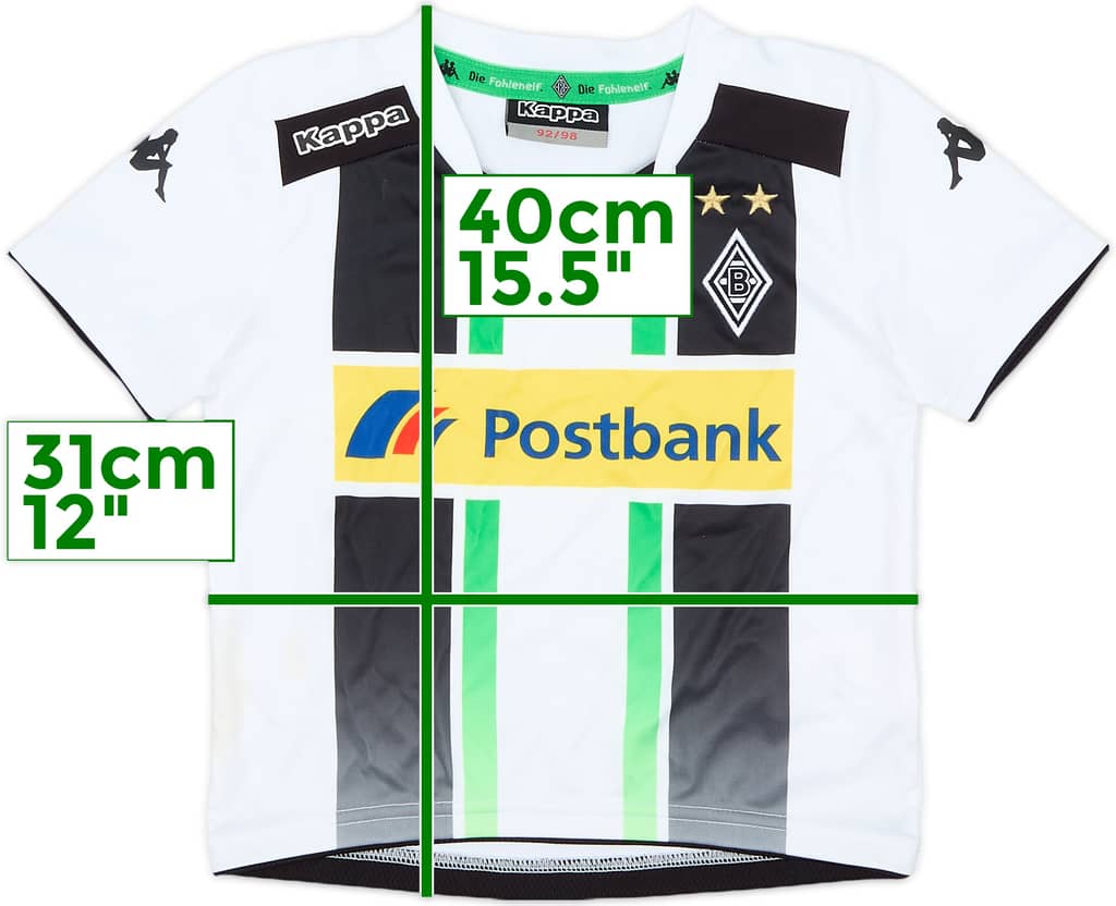 2014-15 Borussia Monchengladbach Home Shirt - 6/10 - (2-3 Years)
